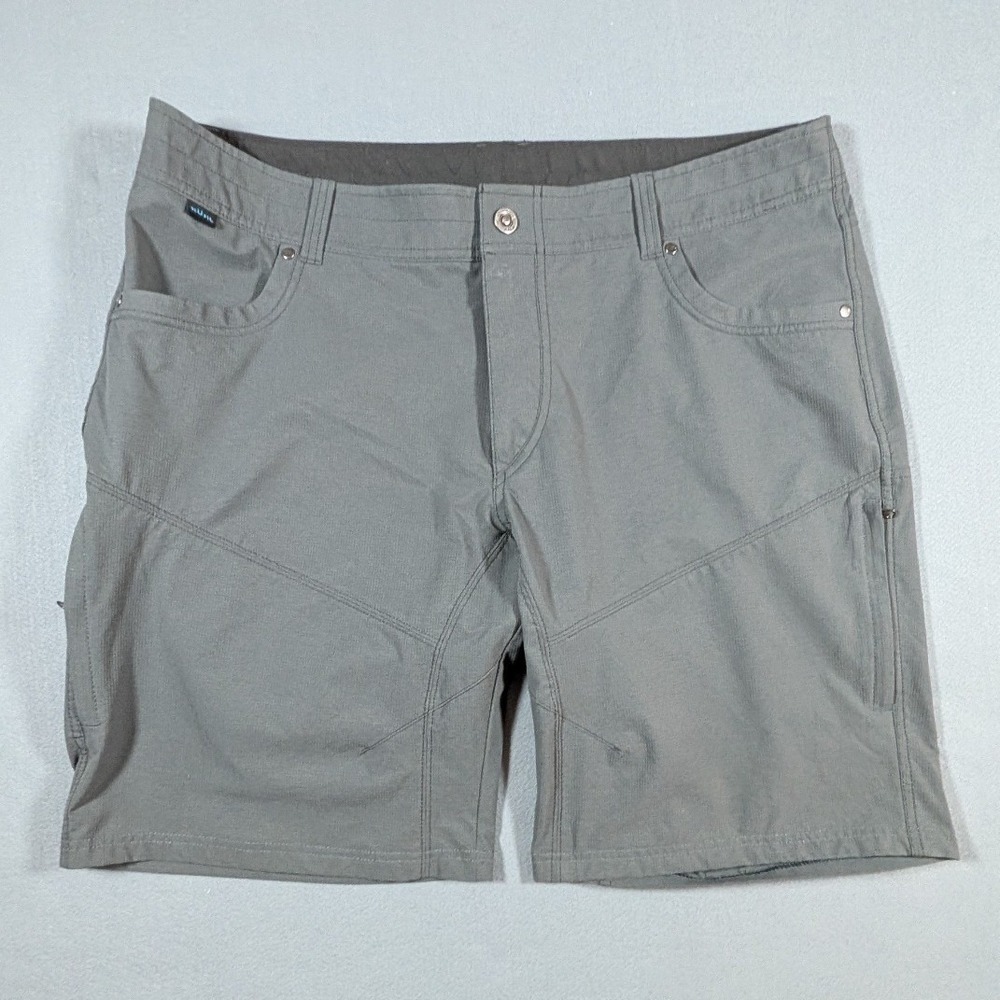 Kuhl Silencr Shorts Mens 40 Gray Technical Hiking Outdoor Style 5230